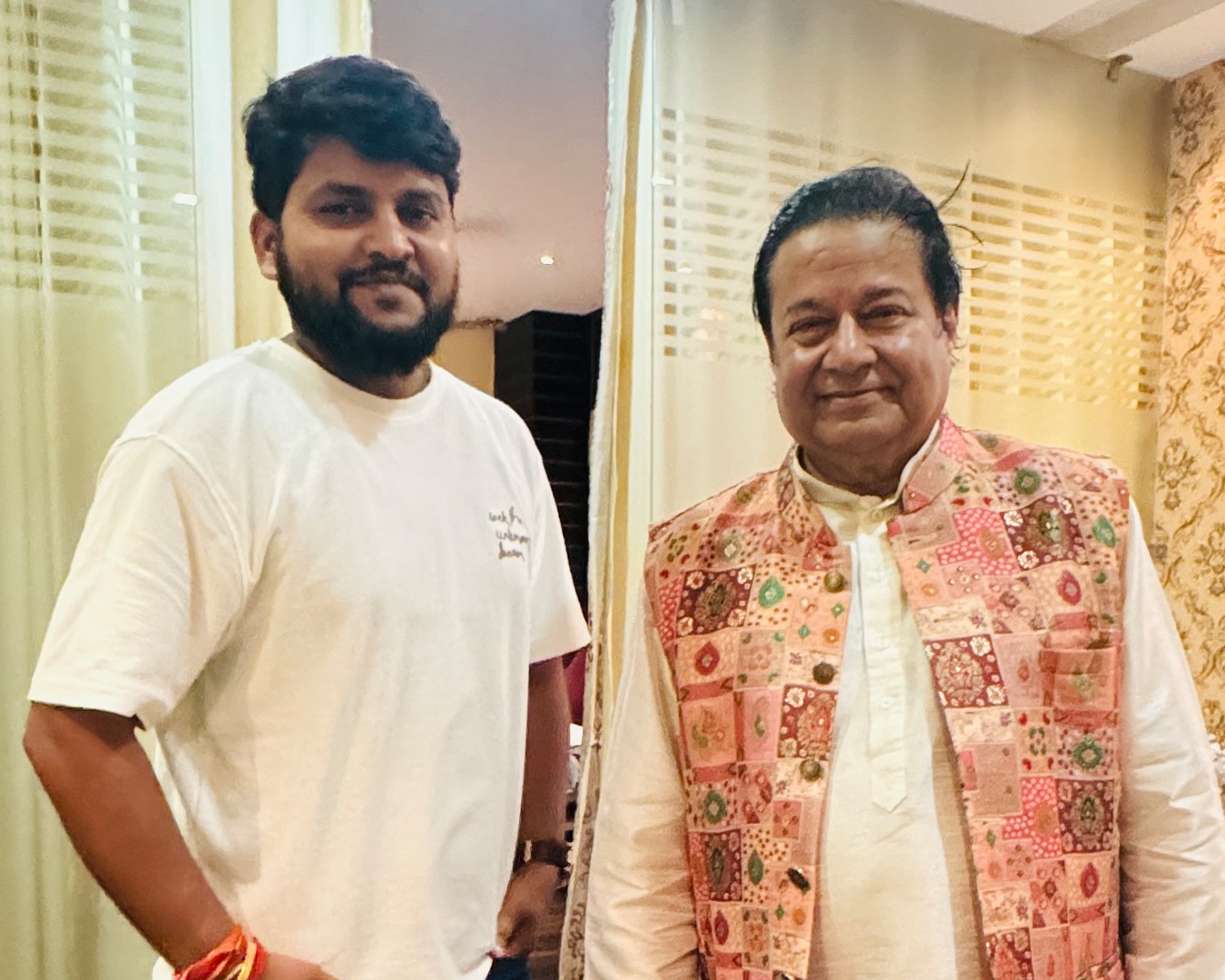 Ravi Rao with Anup Jalota Ji