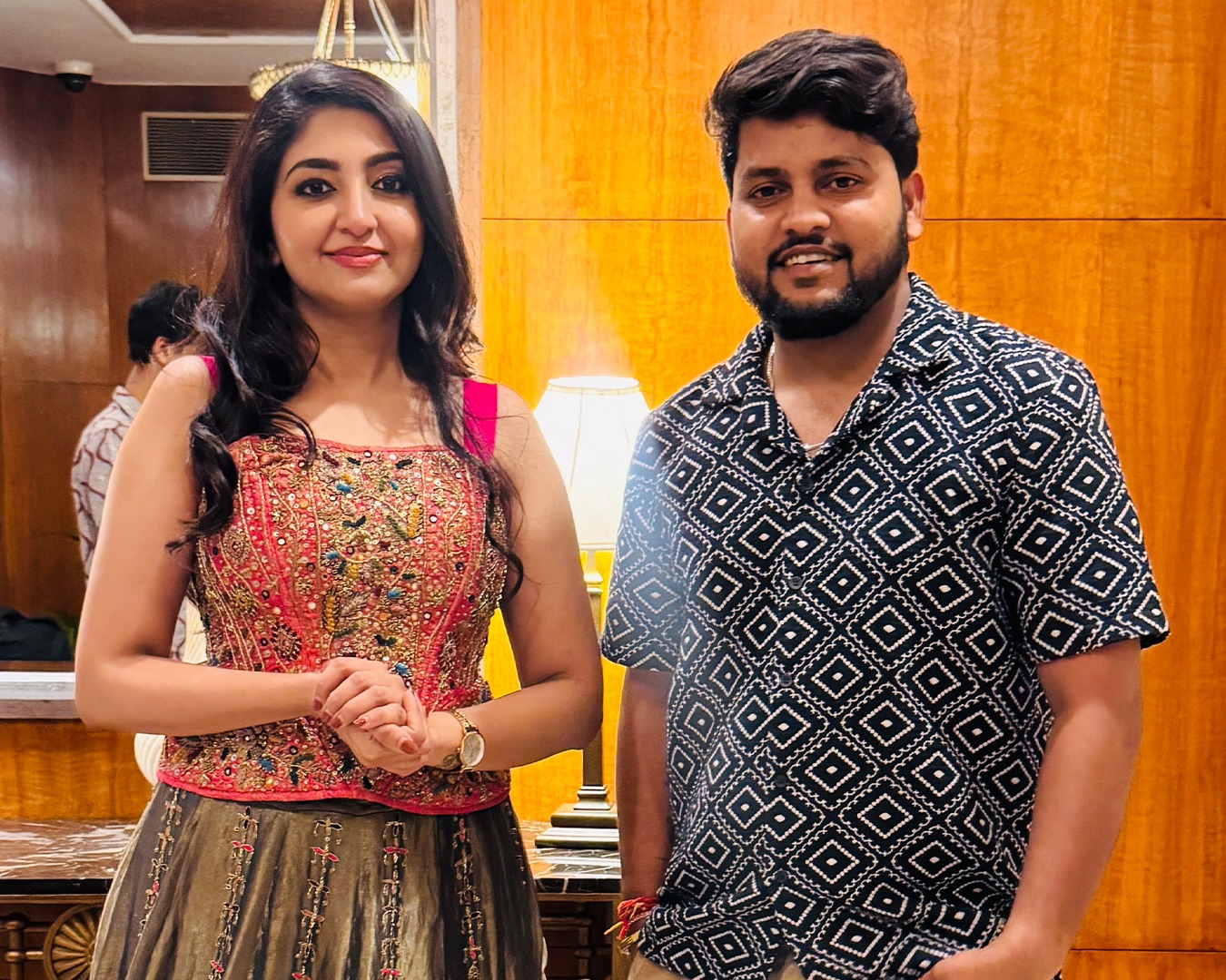 Ravi Rao with Bhoomi Trivedi