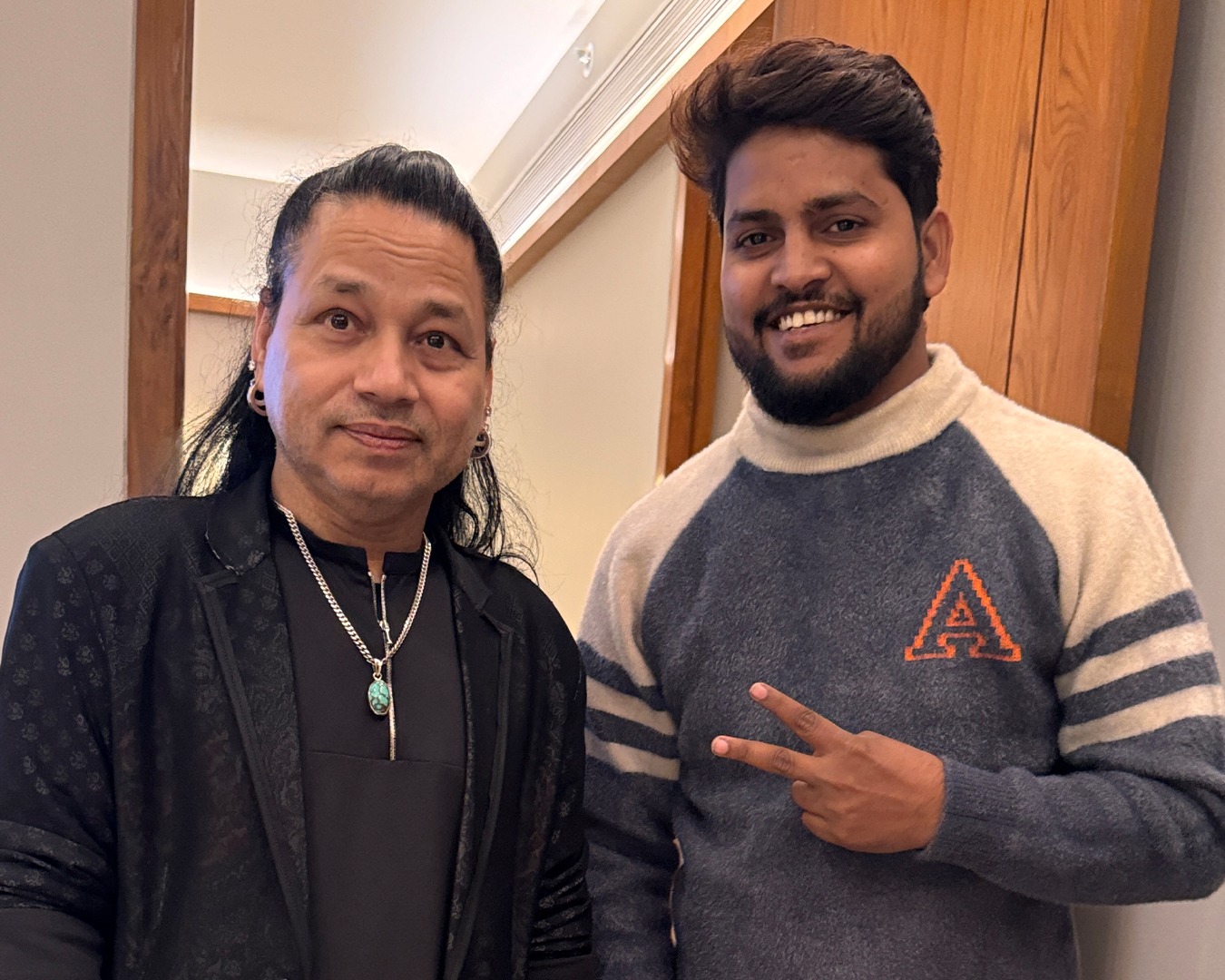 Ravi Rao with Kailash Kher