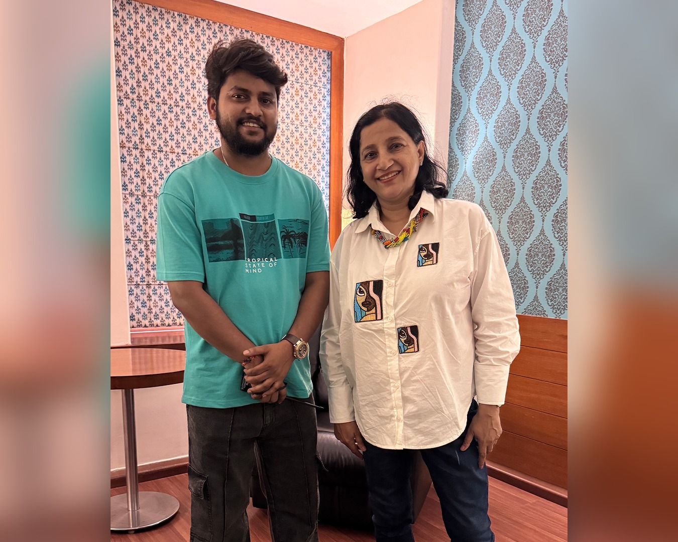 Ravi Rao with Kavita Seth